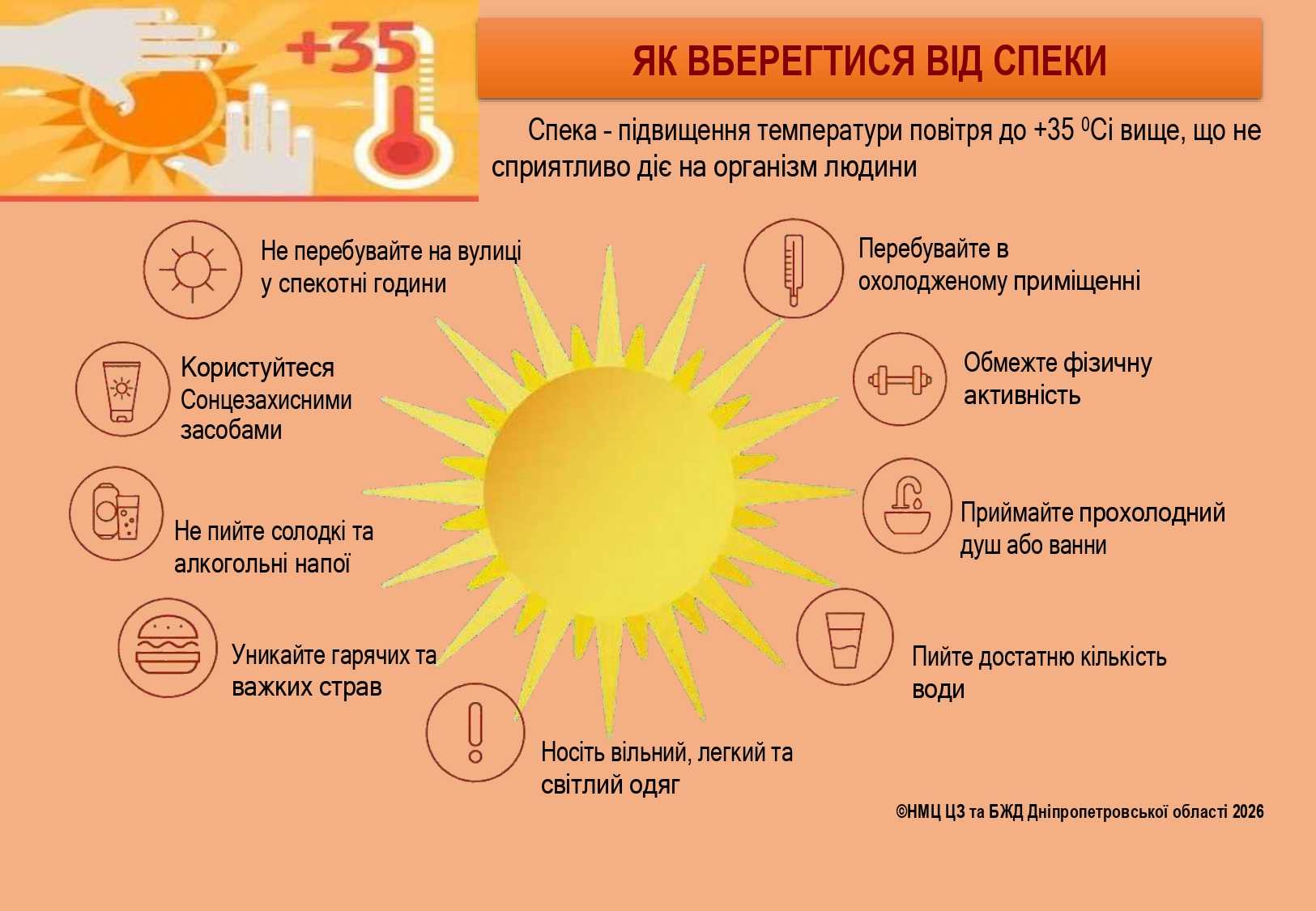 Навчально-методичний центр цивільного захисту та безпеки життєдіяльності населення Дніпропетровської області інформує