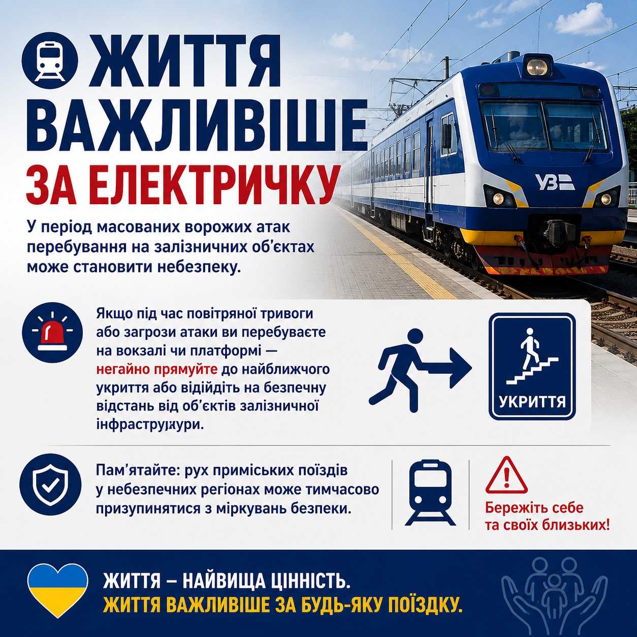 Життя важливіше за електричку
